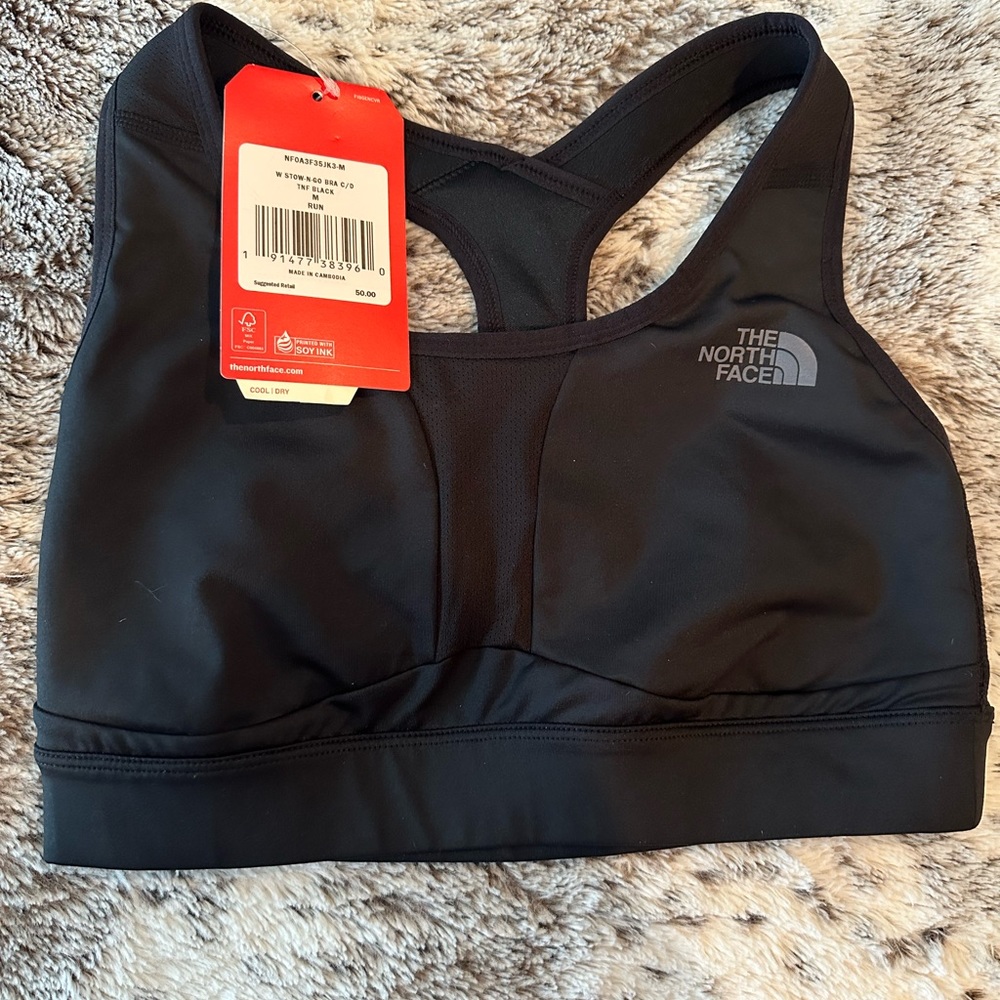 The North Face Stow-N-Go sports bra